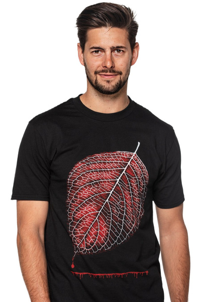 T-shirt męski UNDERWORLD Leaf czarny