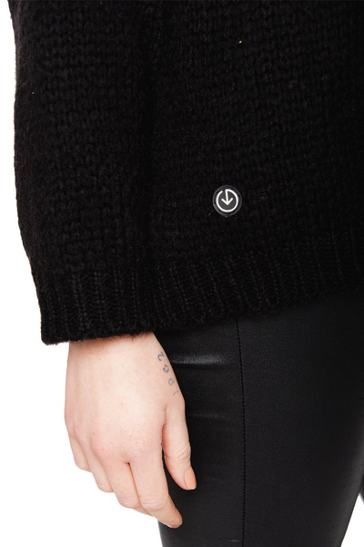 Sweter krótki UNDERWORLD czarny