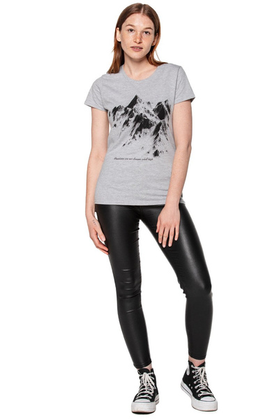 T-shirt damski UNDERWORLD Logo szary