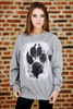 Bluza marki UNDERWORLD unisex Animal footprint