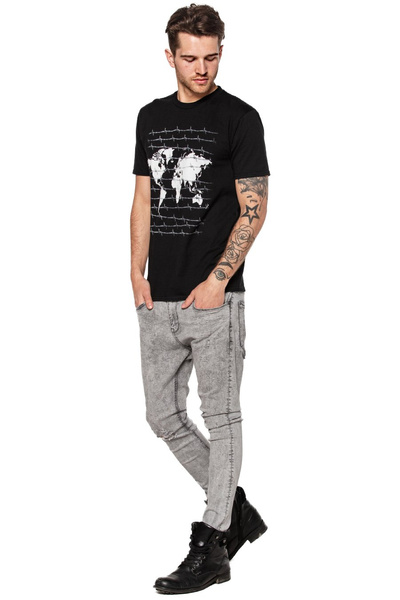 T-shirt męski UNDERWORLD World czarny