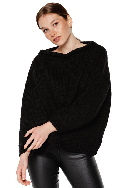 Sweter krótki UNDERWORLD czarny