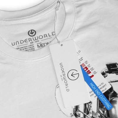 T-shirt męski UNDERWORLD Leonardo biały