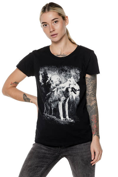 T-shirt damski UNDERWORLD Wolf in mountains