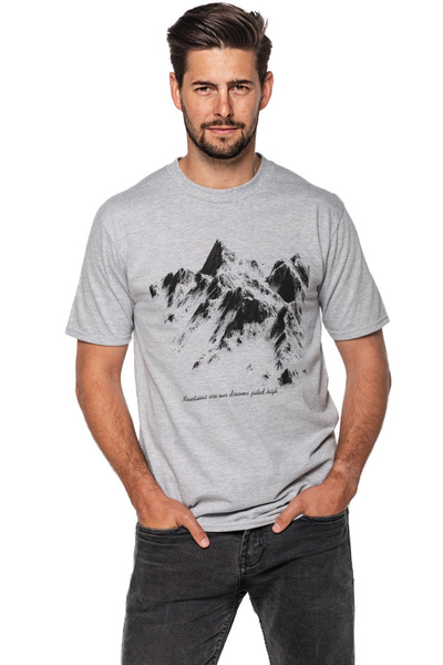 T-shirt męski UNDERWORLD Logo szary