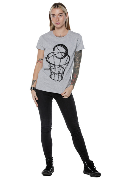 T-shirt damski UNDERWORLD Streetball szary
