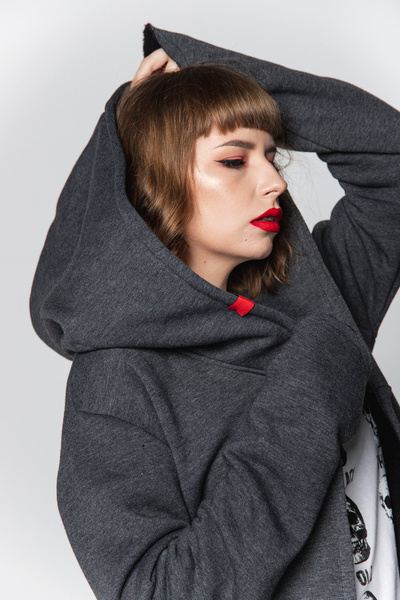 Bluza asymetryczna Assassin UNDERWORLD grafitowa