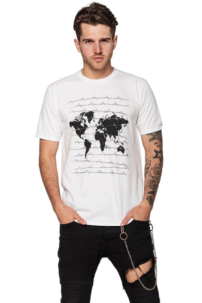 T-shirt męski UNDERWORLD World biały