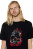 T-shirt męski UNDERWORLD Skull in fire