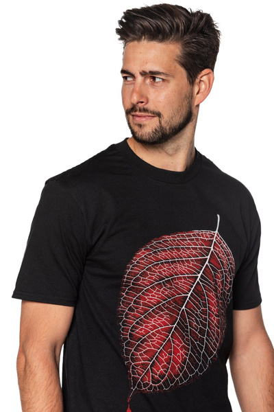 T-shirt męski UNDERWORLD Leaf czarny