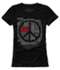 T-shirt damski UNDERWORLD Peace czarny