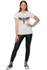 T-shirt damski UNDERWORLD Night Butterfly biały