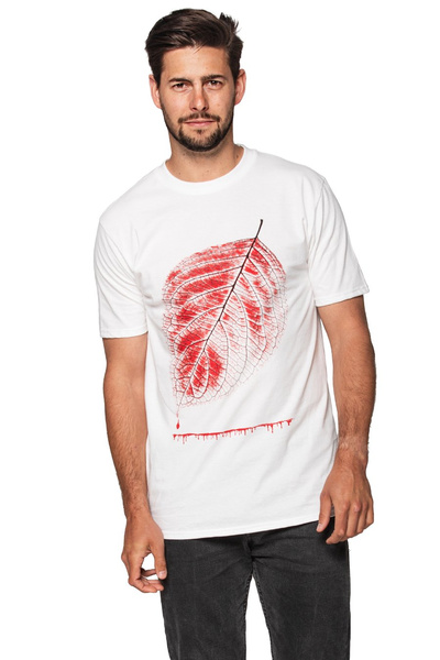 T-shirt męski UNDERWORLD Leaf biały