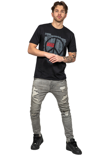 T-shirt męski UNDERWORLD Peace czarny