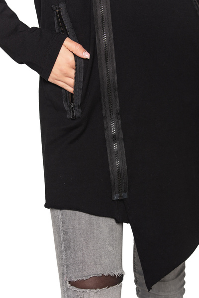 Bluza asymetryczna UNDERWORLD czarna