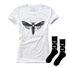 Zestaw prezentowy T-shirt damski + skarpety UNDERWORLD Night butterfly