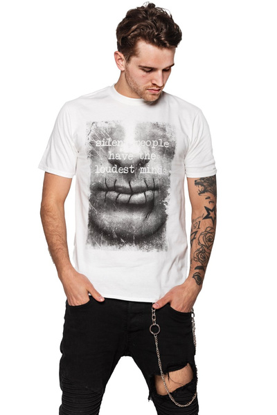 T-shirt męski UNDERWORLD Silent people have...
