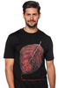 T-shirt męski UNDERWORLD Leaf czarny