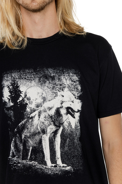 T-shirt męski UNDERWORLD Wolf in mountains