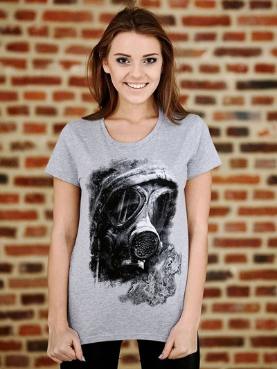 T-shirt damski UNDERWORLD Gas mask