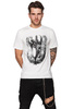 T-shirt męski UNDERWORLD Dragon biały