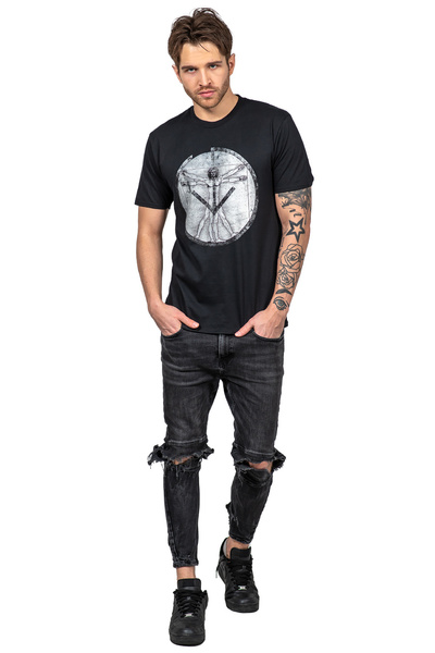 T-shirt męski UNDERWORLD Leonardo czarny