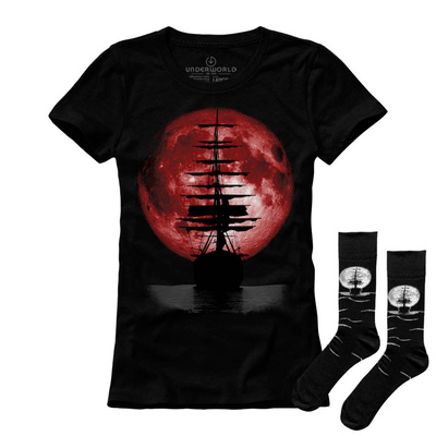 Zestaw prezentowy T-shirt damski + skarpety UNDERWORLD Ship