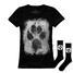 Zestaw prezentowy T-shirt damski + skarpety UNDERWORLD Animal Footprint