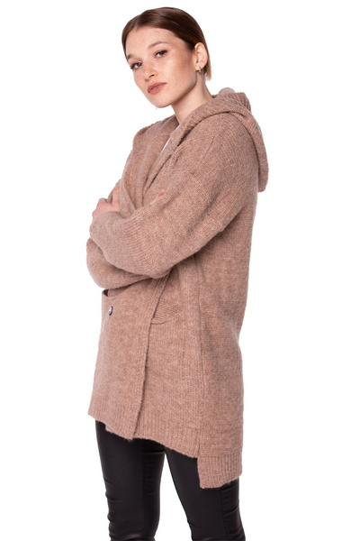 Sweter długi UNDERWORLD malinowy