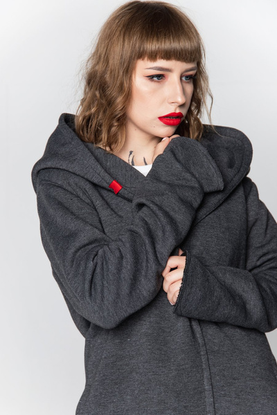 Bluza asymetryczna UNDERWORLD grafitowa