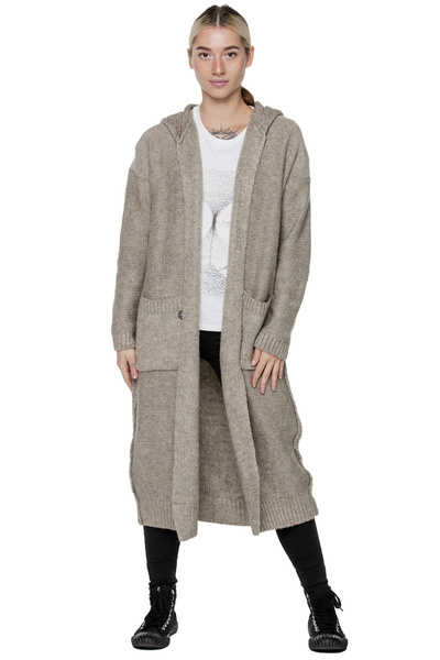 Długi sweter UNDERWORLD z kaszmirem